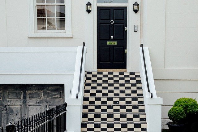 front door to house